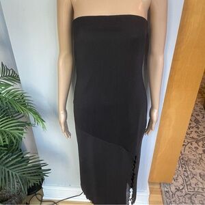 Urban Outfitters Black Strapless Dress